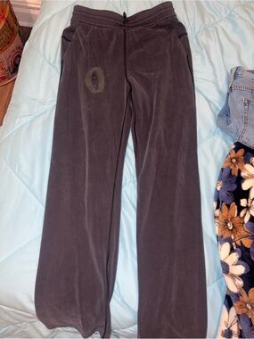 lululemon athletica Charcoal Gray Drawstring Lounge Pants